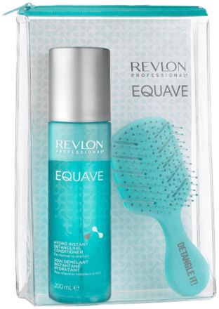 Revlon Professional Equave Hydro Set Instant - Hydratační kondicionér 200 ml + mini kartáč Dárková sada