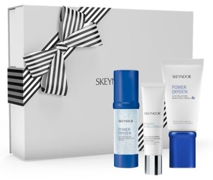 Skeyndor Power Oxygen Vánoční Set - Krém 50 ml + sérum 30 ml + oční krém 15 ml Dárková sada