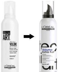 L´oréal Professionnel Tecni.Art Full Volume Extra Foam - Silně fixační objemová pěna 250 ml