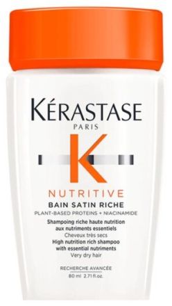 Kérastase Nutritive Bain Satin Riche Travel Size - Šamponová lázeň pro velmi suché vlasy 80 ml Cestovní balení