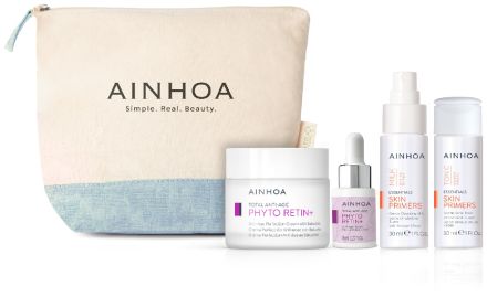 Ainhoa Phyto Retin+ Travel set - Krém 50 ml + sérum 8 ml + čistící mléko 30 ml + tonikum 30 ml Dárková sada