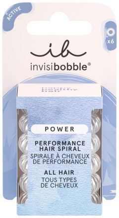 Invisibobble POWER Crystal Clear - Gumička do vlasů 6 ks