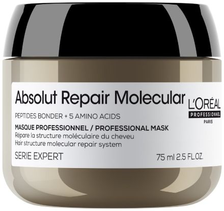 L´oréal Professionnel Serie Expert Absolut repair Molecular Mask - Oplachující maska na vlasy 75 m Cestovní balení