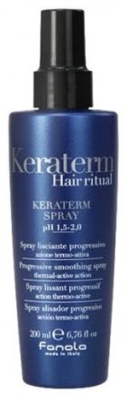 Fanola Keraterm Spray - Sprej na vlasy proti krepatění s termoaktivním účinkem 200 ml