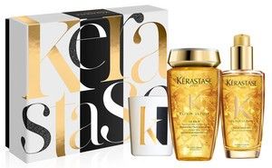 Kérastase Elixir Ultime Vánoční sada - šampon 250 ml + olej 100 ml + svíčka Dárková sada
