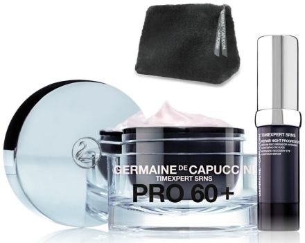 Germaine de Capuccini Timexpert SRNS 60+ Set - Extra výživný krém 60+ 50 ml + noční sérum na oční okolí 15 ml Dárková sada