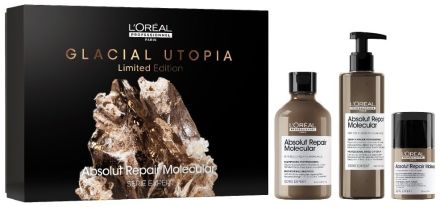 L´oréal Professionnel Absolut repair Molecular Trio Vánoční Set - Šampon 300 ml + sérum 250 ml + maska 50ml Dárková sada