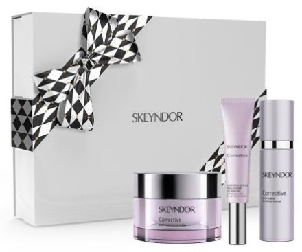 Skeyndor Corrective Vánoční Set - Krém 50 ml + sérum 30 ml + oční krém 15 ml Dárková sada