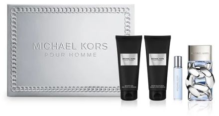 Michael Kors Pour Homme Vánoční Set - EDP 100 ml + EDP 10 ml + sprchový gel 100 ml + balzám po holení 100 ml Dárková sada