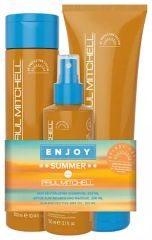 Paul Mitchell Sun Summer Trio Set - Šampon 300 ml + maska 250 ml + olej 150 ml Dárková Sada