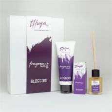 Thuya Professional Line Fragrance Blossom Kit - Krém na ruce 75 ml + olej na nehty 14 ml + vonný difuzér Dárková sada