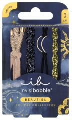 Invisibobble BEAUTIES Eclipse Shadowshine - Gumičky do vlasů 4 ks