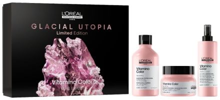 L´oréal Professionnel Serie Expert Vitamino Color Trio Vánoční Sada - Šampon 300 ml + maska 250 ml + sprej 190 ml Dárková sada