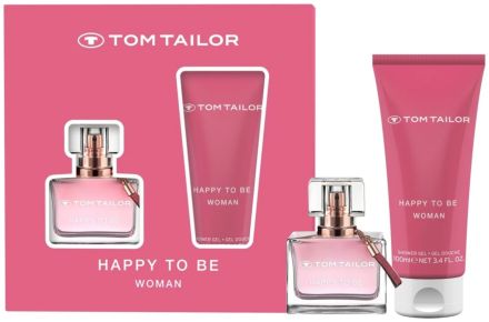 Tom Tailor Happy To be Woman Set - EDP 30 ml + sprchový gel 100 ml Dárková sada