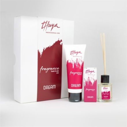 Thuya Professional Line Fragrance Dream Kit - Krém na ruce 75 ml + olej na nehty 14 ml + vonný difuzér Dárková sada