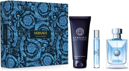 Versace Pour Homme Set - EDT 100 ml + EDT 10 ml + sprchový gel 150 ml Dárková sada