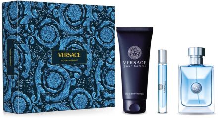 Versace Pour Homme Set - EDT 100 ml + EDT 10 ml + sprchový gel 150 ml Dárková sada