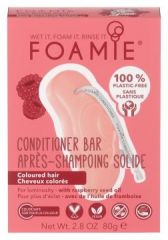 Foamie Conditioner Bar The Berry Best - Tuhý kondicionér pro barvené vlasy 80 g