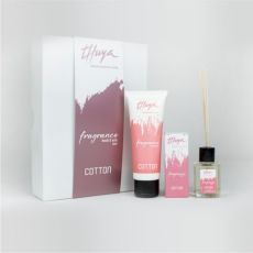 Thuya Professional Line Fragrance Cotton Kit - Krém na ruce 75 ml + olej na nehty 14 ml vonný difuzér Dárková sada