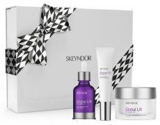 Skeyndor Global Lift Vánoční Set - Krém 50 ml + sérum 30 ml + oční krém 15 ml Dárková sada