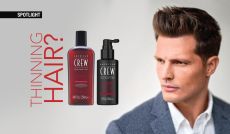 American Crew Anti-hair Loss Set - Šampon proti padání vlasů 250 ml + Bezoplachová péče proti padání vlasů 100 ml Dárková sada