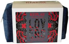 Replay Signature Lovers Man Set - EDT 30 ml + kosmetická taštička Dárková sada