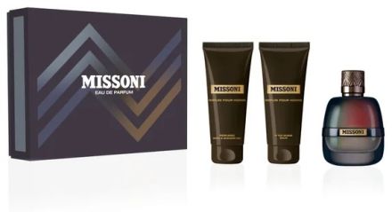 Missoni Pour Homme Sada III - EDP 50 ml + balzám po holení 100 ml + sprchový gel 100 ml Dárková sada