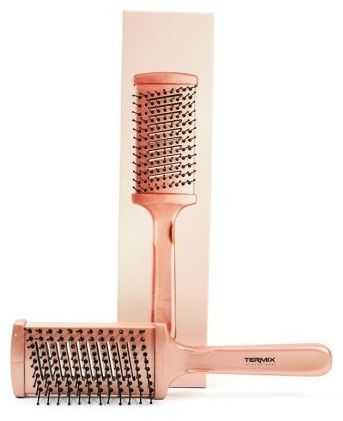 Termix Large Thermal Flat Brush Gold Rose - Plochý termální kartáč Gold Rose pro rozčesávání středně dlouhých a dlouhých vlasů