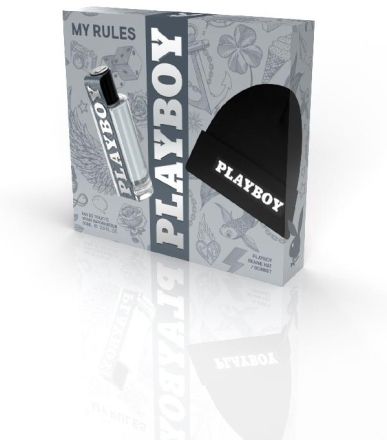 Playboy My Rules Set - EDT 60 ml + Černá čepice Playboy Dárková sada