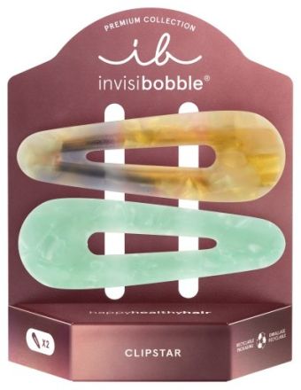 Invisibobble Clipstar PREMIUM Rainbow Carousel - Sponka do vlasů 2ks