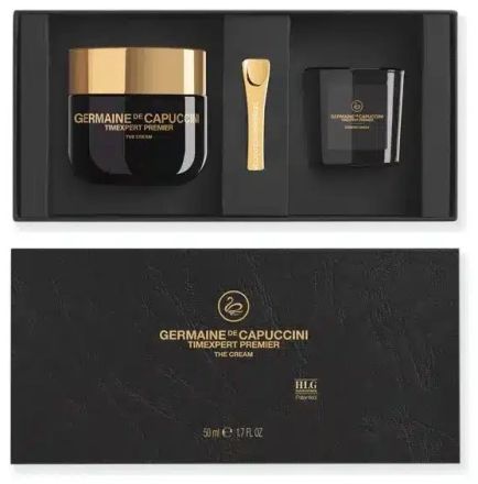 Germaine de Capuccini Timexpert Premier The Cream Dry Set - Krém pro suchou pleť 50 ml + svíčka Dárková sada