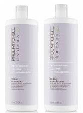 Paul Mitchell Clean Beauty Repair Sada - šampon 1000 ml + kondicionér 1000 ml Dárková sada