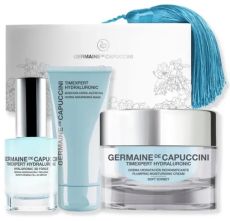 Germaine de Capuccini Timexpert Hydraluronic Soft Set - Gel-krém pro normální až mastnou pleť 50 ml + sérum 30 ml + maska 50 ml Dárková sada