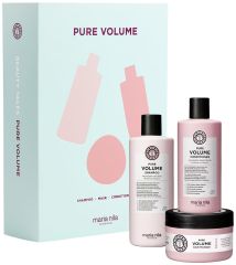 Maria Nila Pure Volume Holiday Box - Šampon 350 ml + kondicionér 300 ml + maska 250 ml Dárková sada