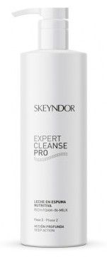 Skeyndor Expert Cleanse Pro Rich Foam-in-milk - Pěnové čistící výživné mléko 500 ml