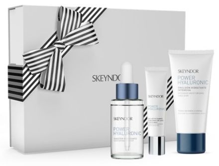 Skeyndor Power Hyaluronic Vánoční Set - Krém 50 ml + booster 30 ml + krém na oční okolí 15 ml Dárková sada