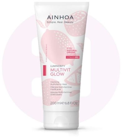 Ainhoa Multivit Glow Multivitamin Mask - Krémová pleťová maska k projasnění pleti 200 ml