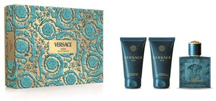 Versace Eros Vánoční sada - EDP 50 ml + sprchový gel 50 ml + balzám po holení 50 ml Dárková sada