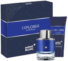 MontBlanc Explorer Ultra Blue Vánoční Set - EDP 60 ml + sprchový gel 100 ml Dárková sada