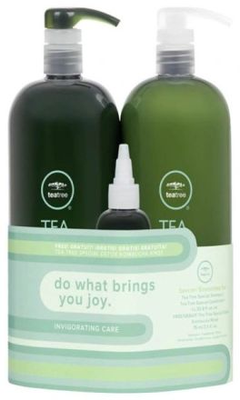 Paul Mitchell Tea Tree Special Trio Set - Šampon 1000 ml + kondicionér 1000 ml + detoxikační sérum 75 ml Dárková sada