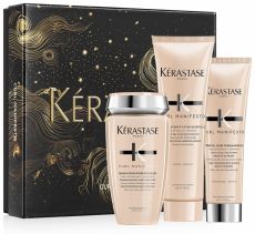 Kérastase Curl Manifesto Light Vánoční Set - Šampon 250 ml + kondicionér 250 ml + bezoplachová péče 150 ml Dárková sada