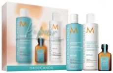 Moroccanoil Repair Set - Šampon 250 ml + kondicionér 250 ml + olejová péče 25 ml Dárková sada