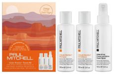Paul Mitchell Color Protect Travel Kit - Šampon 100 ml + kondicionér 100 ml + sprej na vlasy 100 ml Dárková sada