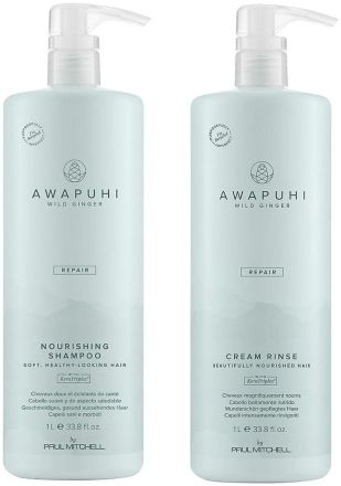 Paul Mitchell Awapuhi Wild Ginger Repair Set - Šampon 1000 ml + kondicionér 1000 ml Dárková sada