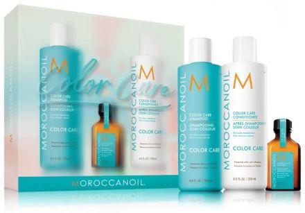 Moroccanoil Color Care Set - Šampon 250 ml + kondicionér 250 ml + olej 25 ml Dárková sada