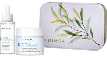 Ainhoa Hi-luronic Vánoční Set - Výživný hydratační krém 50 ml + sérum 50 ml Dárková sada