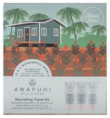 Paul Mitchell Awapuhi Wild Ginger Nourishing Travel Kit - Šampon 75 ml + kondicionér 75 ml + péče 75 ml Dárková sada