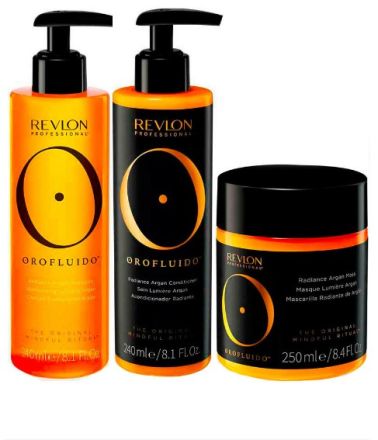 Orofluido™ Radiance Letní Set - Šampon 240ml + Kondicioner 240ml + Maska 250ml Dárková sada