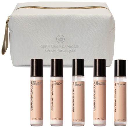 Germaine de Capuccini Spa Collection Travel Set - Šampon 30 ml + kondicionér 30 ml + sprchový gel 30 ml + tělové mléko 30 ml + tekuté mýdlo 30 ml Dárková sada