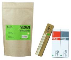 Thuya Professional Line Vegan Brown Lamination - Permanentní gel 15 ml + neutralizační gel 15 ml + krém na řasy 15 ml Dárková sada